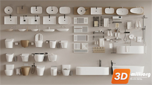 Bathroom accessories Skp Files